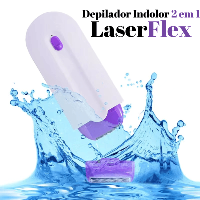 Depilador Indolor 2 em 1 LaserFlex + FRETE GRÁTIS - Tukan Express