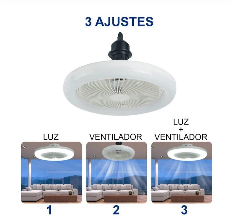 Luminária LED Com Ventilador | FanBlinding - Tukan Express