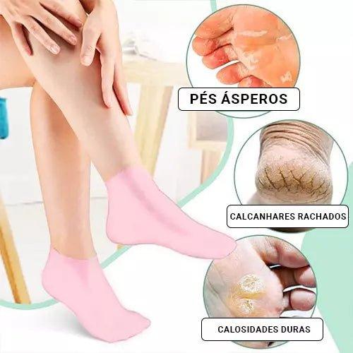 Meias Hidratantes Slim Foot - Efeito SPA nos pés em casa - Frete Grátis ! - Tukan Express