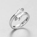 Romantic Love Hug Hand Rings Creative Love Forever Open Finger Rings Adjustable Exquisite Jewelry Ring For Women Party Gift - Tukan Express